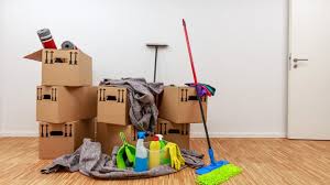 Empty room staged for a move-out clean